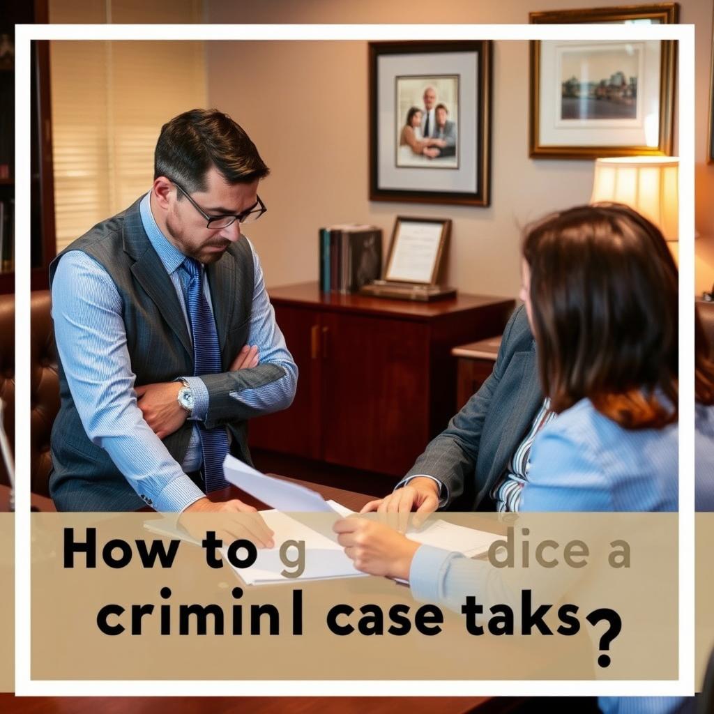 How long does a criminal case take in Morris County
