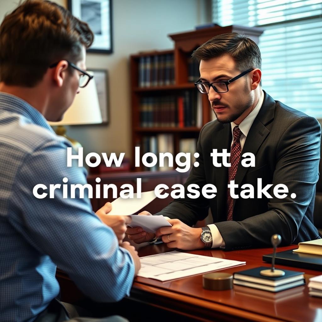 How long does a criminal case take in Navy Yard