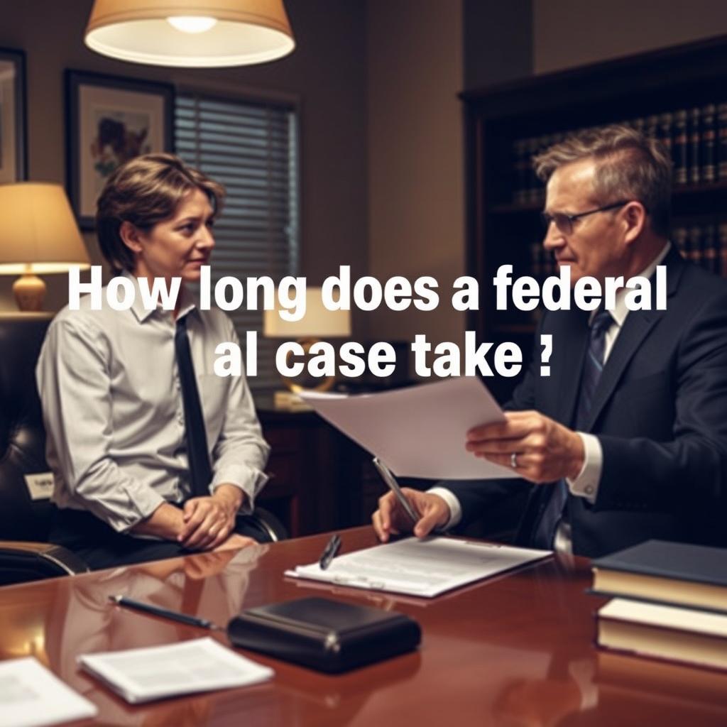 How long does a federal criminal case take in Monmouth County