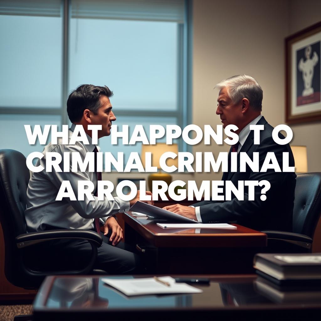 What happens at a criminal arraignment in Spring Valley
