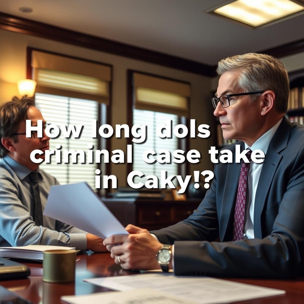 How long does a criminal case take in Cayuga County