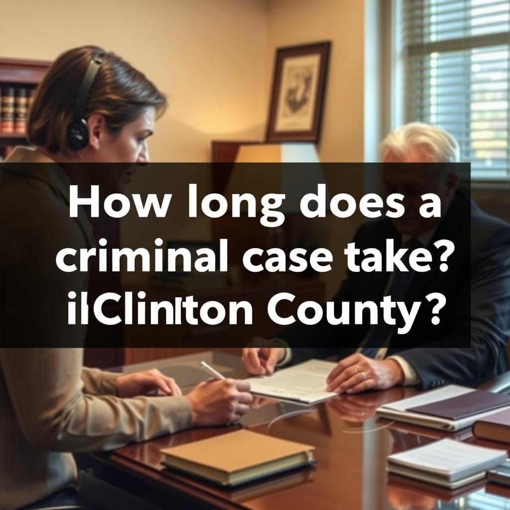 How long does a criminal case take in Clinton County