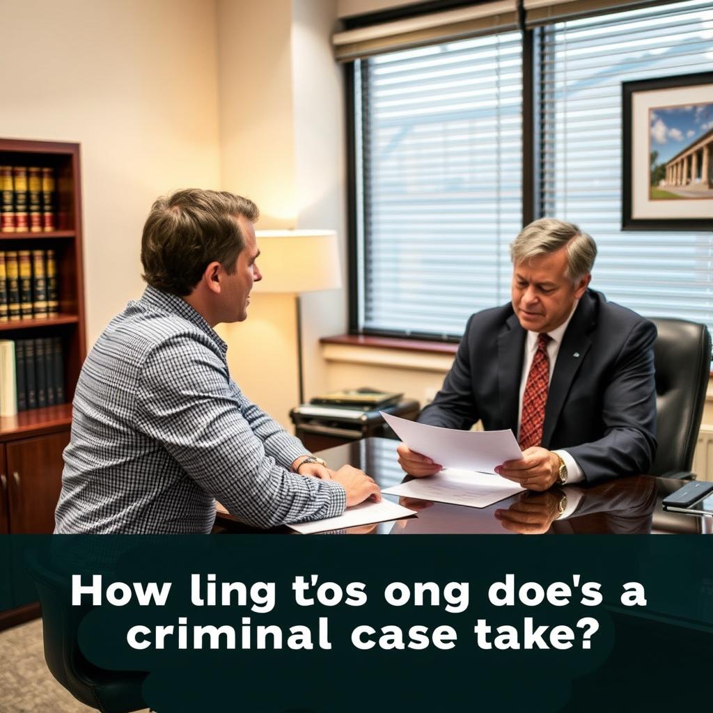 How long does a criminal case take in Manassas