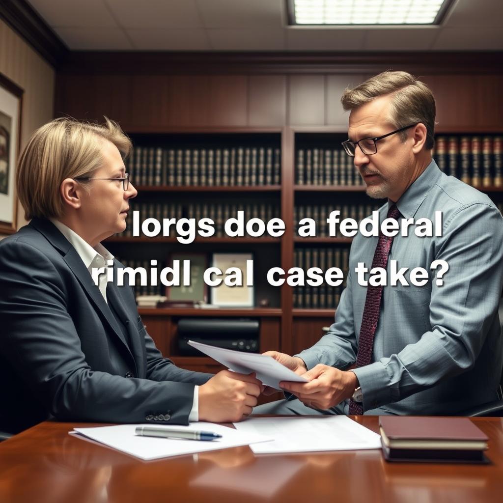 How long does a federal criminal case take in Mercer County