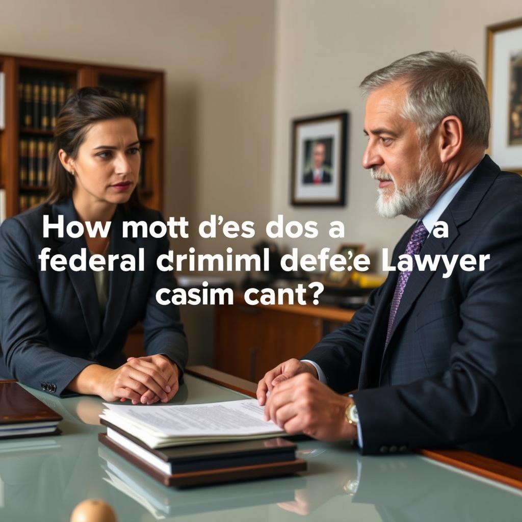How much does a federal criminal defense lawyer cost in Salem County